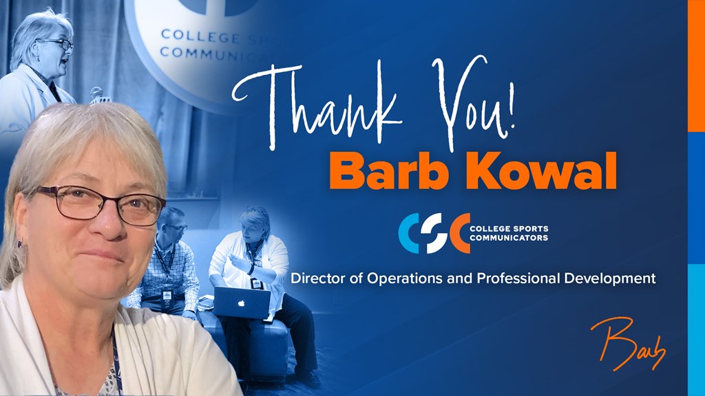 CSC Hall of Fame Staff Member Barb Kowal announces plans to retire effective August 1
